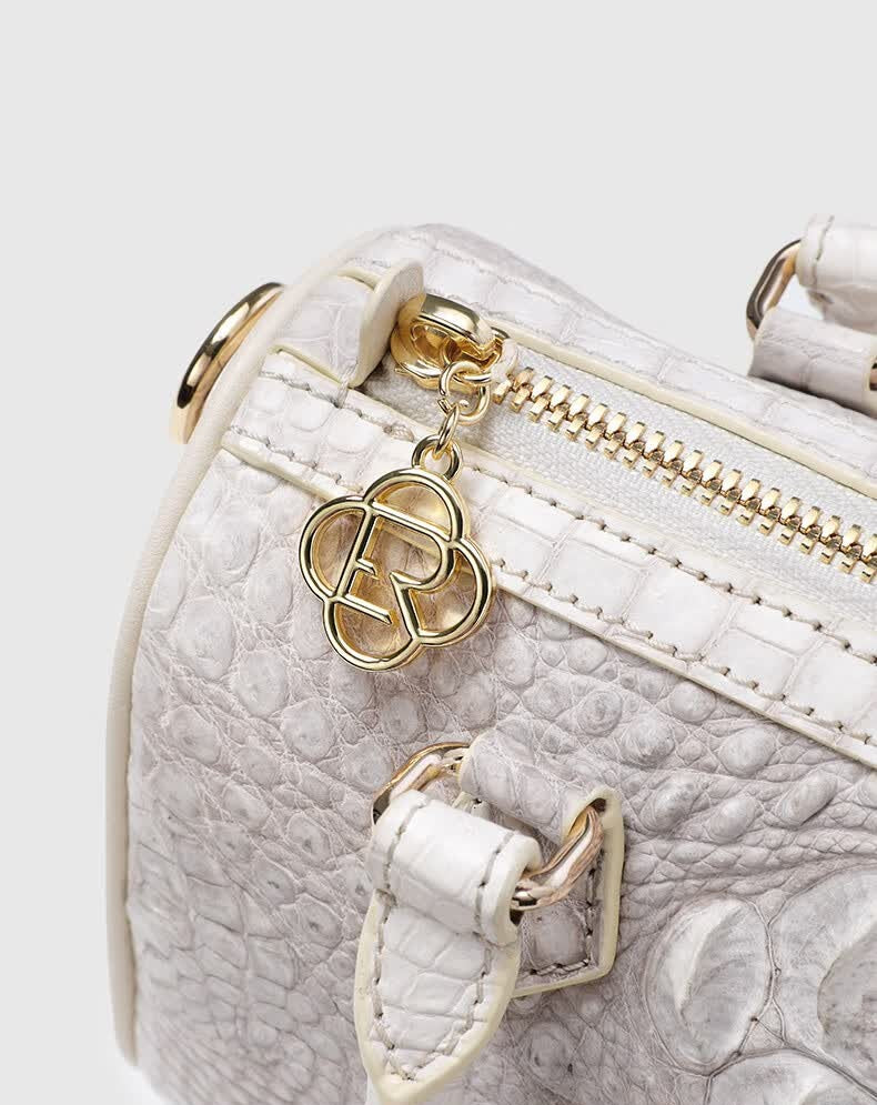 Celestux Leather Mini Boston Bag
