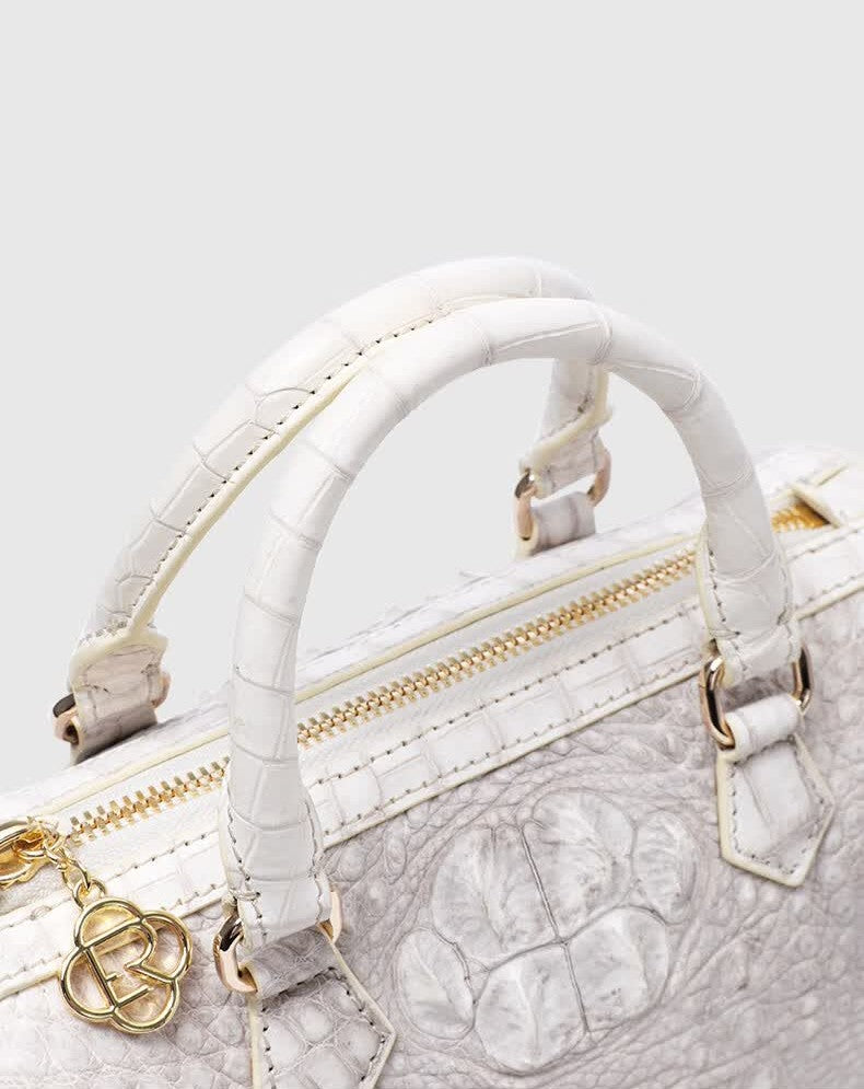Celestux Leather Mini Boston Bag